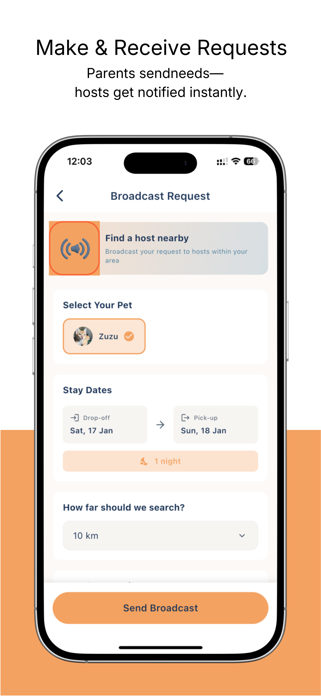 Zuco App - Pet profiles